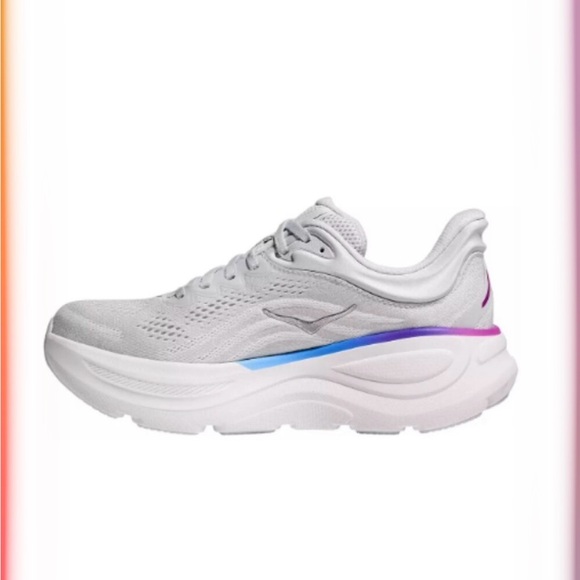 Hoka Women's Silver and Purple Athletic Shoes - Picture 4 of 6